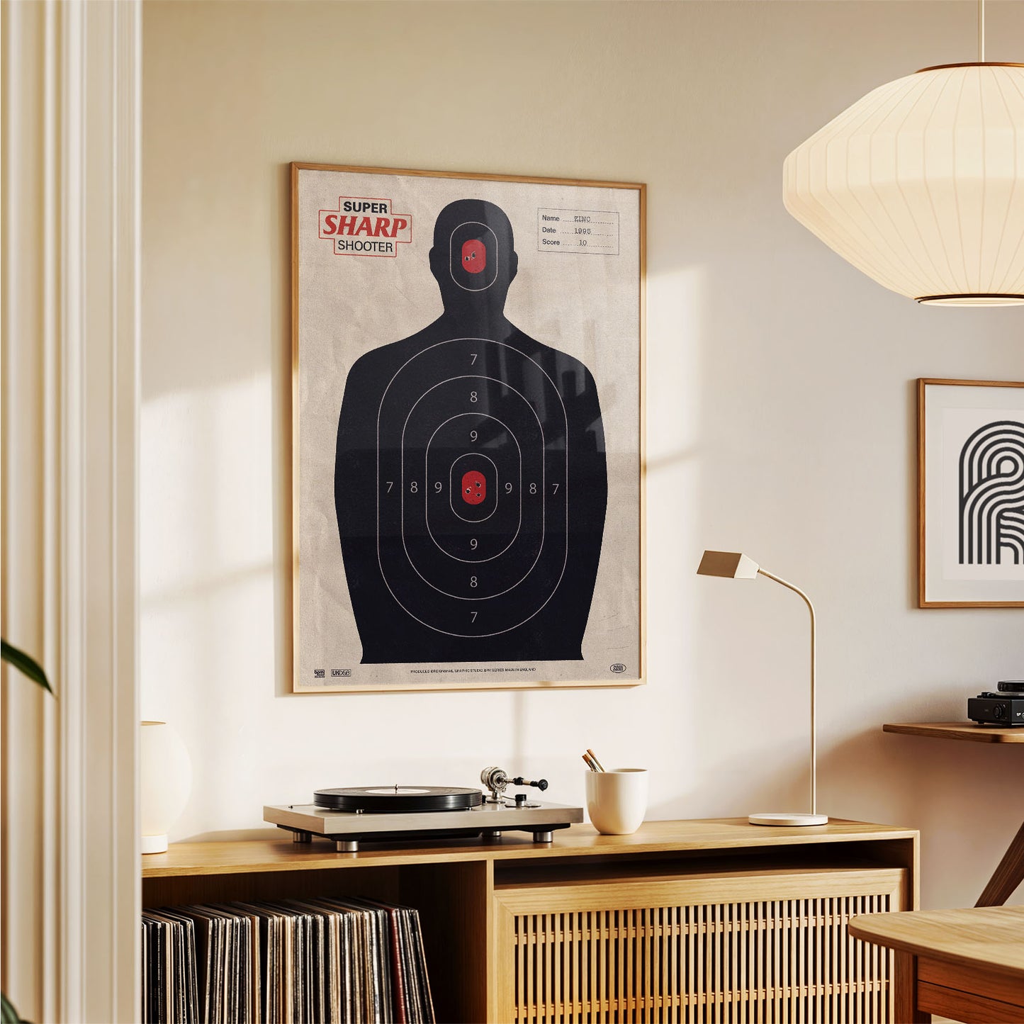 SUPER SHARP SHOOTER JUNGLE DRUM AND BASS POSTER