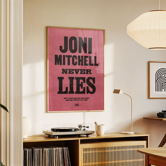 Joni Mitchell Never Lies