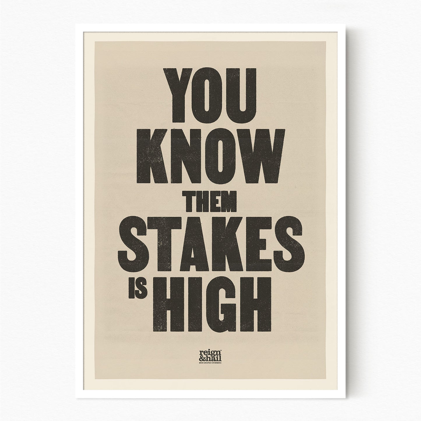 Stakes is High