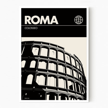 Rome - Graphic Travel Poster