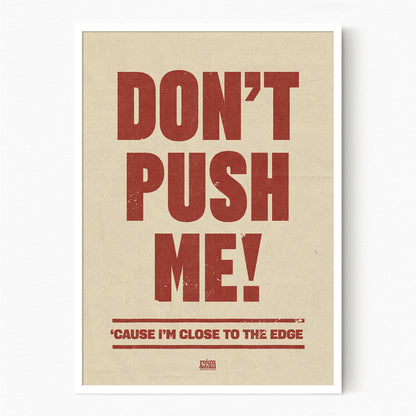 Don't Push Me