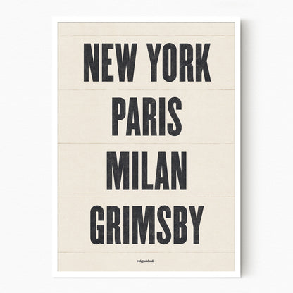 Custom Hometown Print