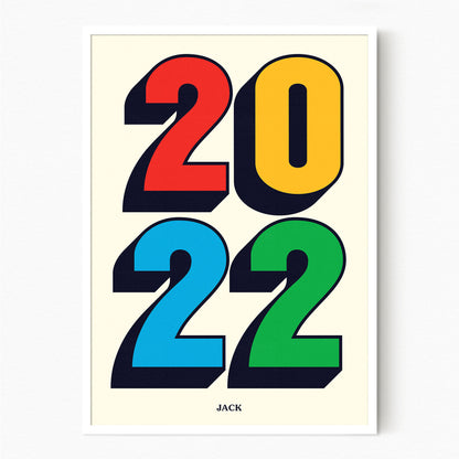 Personalised Year Print